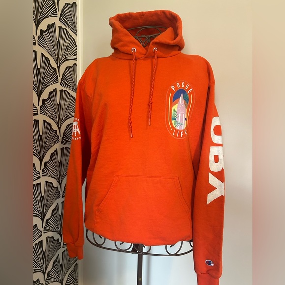 Barstool Sweatshirt | OBX | orange | adult Small | Pogue life Hoodie - Picture 1 of 5